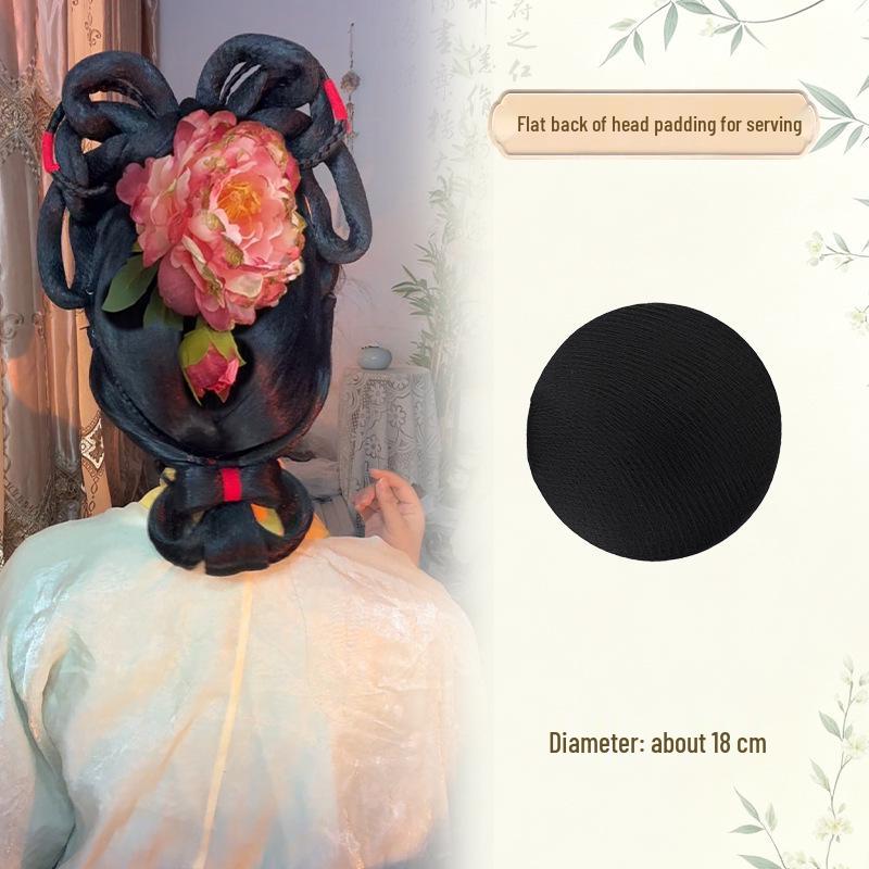 Ancient Style Hanfu Wig Bun: Ming & Song Dynasty Hair Ornament