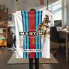 1PC Martini Racing Patterned Flannel Blanket Suitable For All Seasons for Home Decor Warmth and Comfort Gifts Holiday Present