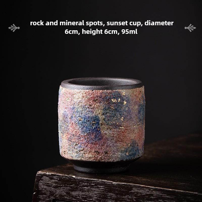 Master teacup teacup tea cup Laoyan mud personal special teacup coarse pottery creative tea ware gift 200ml