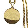 Cross-border New Products Seven Archangels Amulet Stainless Steel Necklace Solomon Amulet Men's Jewelry Collar