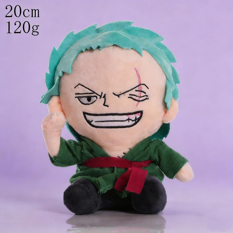 Hot Japanese Anime  One Piece Plush Toys Cartoon Figure Luffy Chopper Ace Roronoa Zoro Cute Stuffed Doll Kids Xmas Gifts!