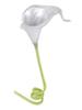 Lot de 24 lys calla artificiels au toucher réaliste, pour bouquet de mariage, décoration de fête