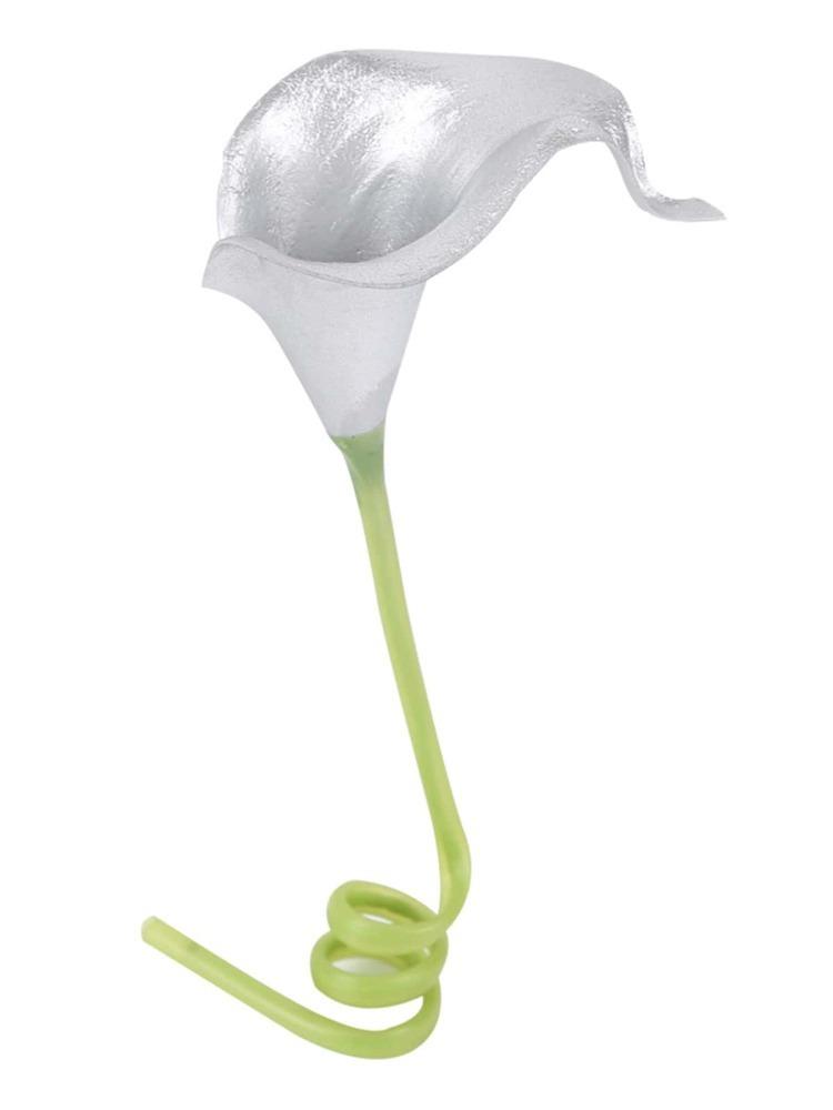 Lot de 24 lys calla artificiels au toucher réaliste, pour bouquet de mariage, décoration de fête