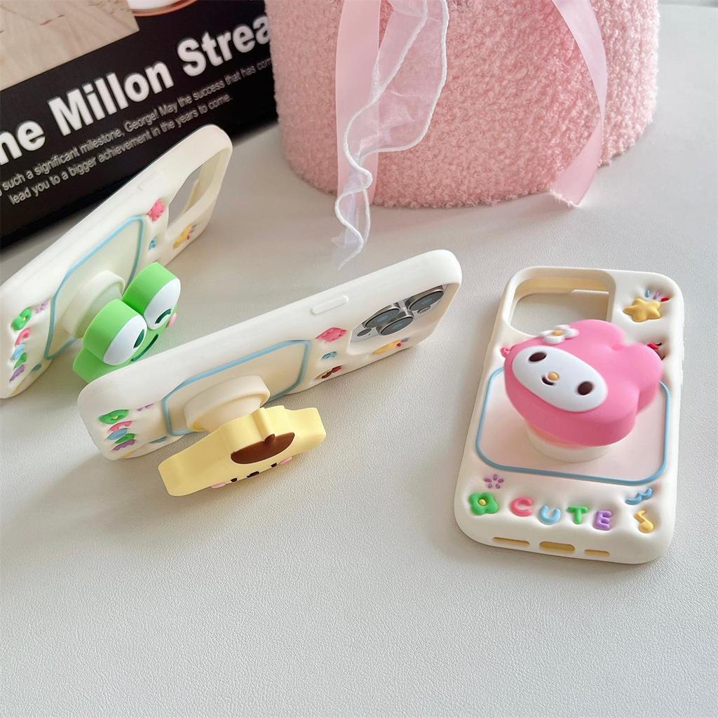 Sanrio Cartoon Rotating Stand Phone Case for iPhone 14/13/12/11 Pro Max