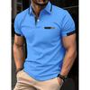 The new men's POLO shirt for summer 2026 features a casual fashionable comfortable  print