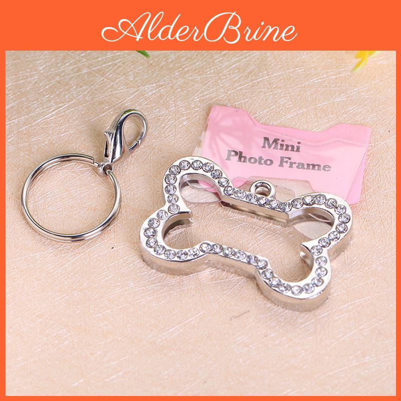 Bone Dog Diamond Type Senior Tag Antiloss Pet Tag 4 25 Cm