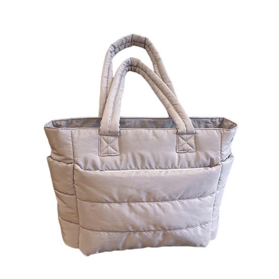 Padded Tote Bag Large Capacity Handbag Lightweight Shoulder Bag Commuter Tote for Women Work Date Party Shopping