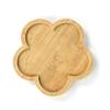 Five-pointed Star Flowerpot Tray Bamboo Wood Planter Stander Base Gift Succulents Bonsai Holder