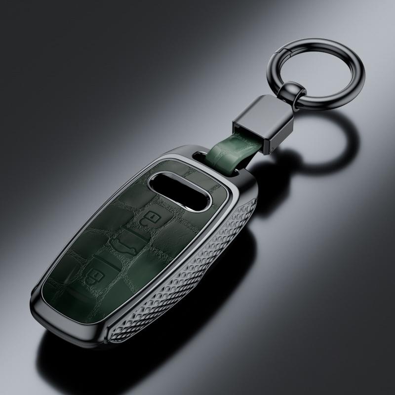 Plastic Car Key Case Remote Cover Shell Holder Keychain Fob For New A3L A6L A8L Q4 e-tron A7L Q6 S6 S7 S8 Q7 Q8 SQ7 2025