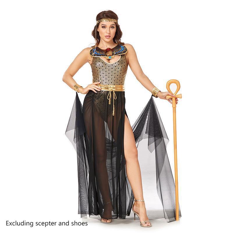 Costume Halloween Cosplay Cos Ancient Greek Egyptian Goddess Role Playing Woman