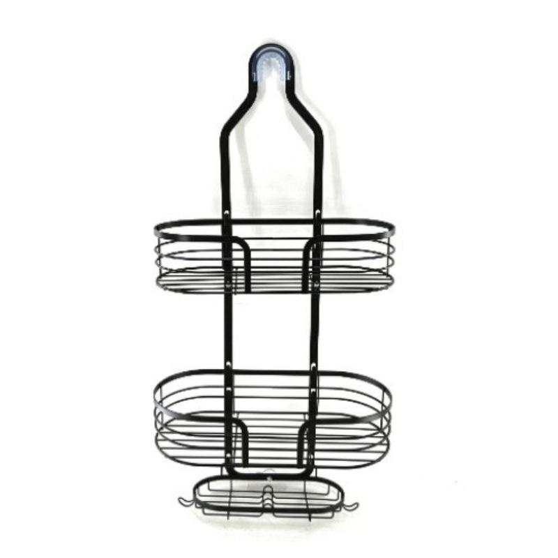 Non-Drill Bathroom Shower Rack Organizer for Toiletries