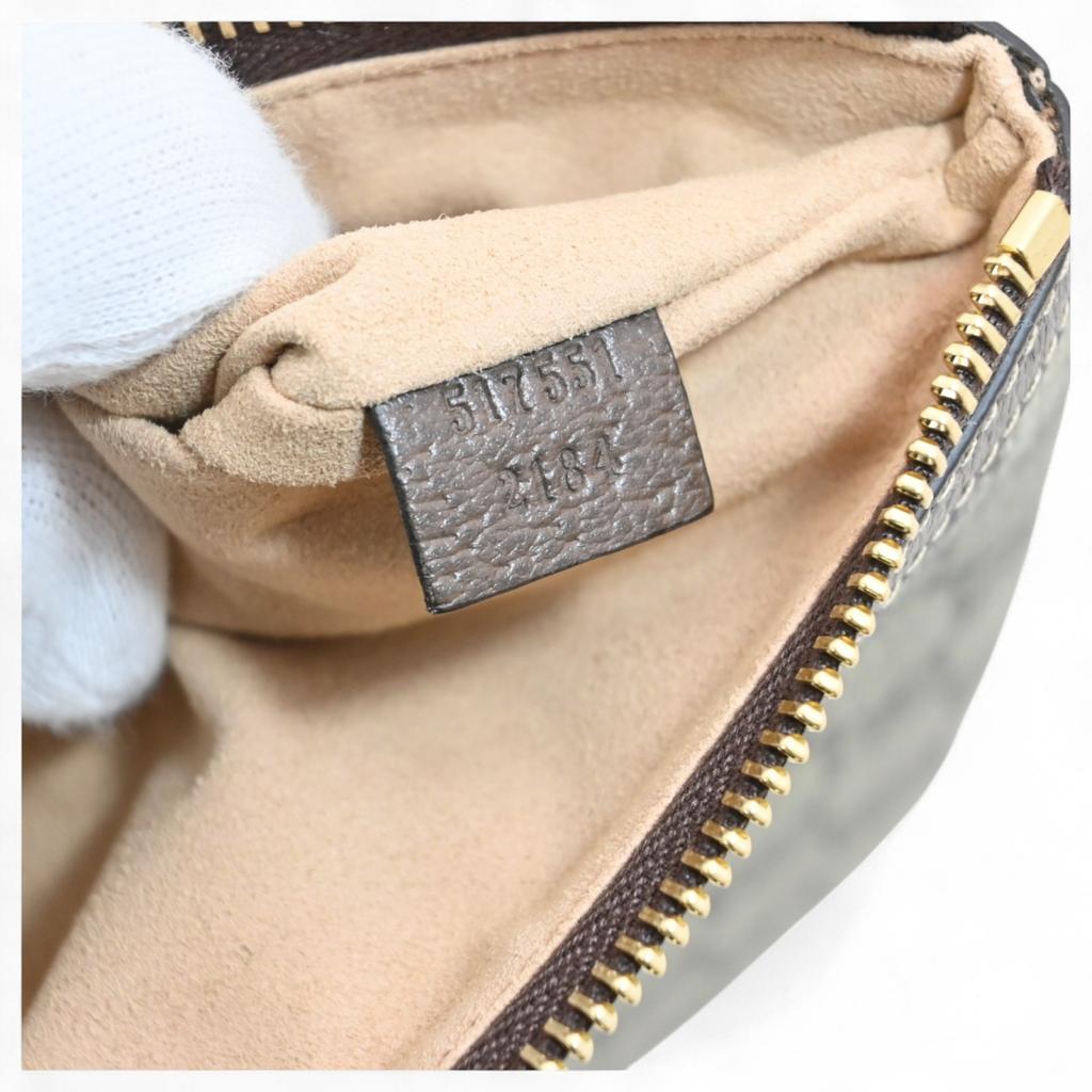 Auth GUCCI GG Supreme Ophidia Clutch Bag Brown Canvas Women’s gu5440cc