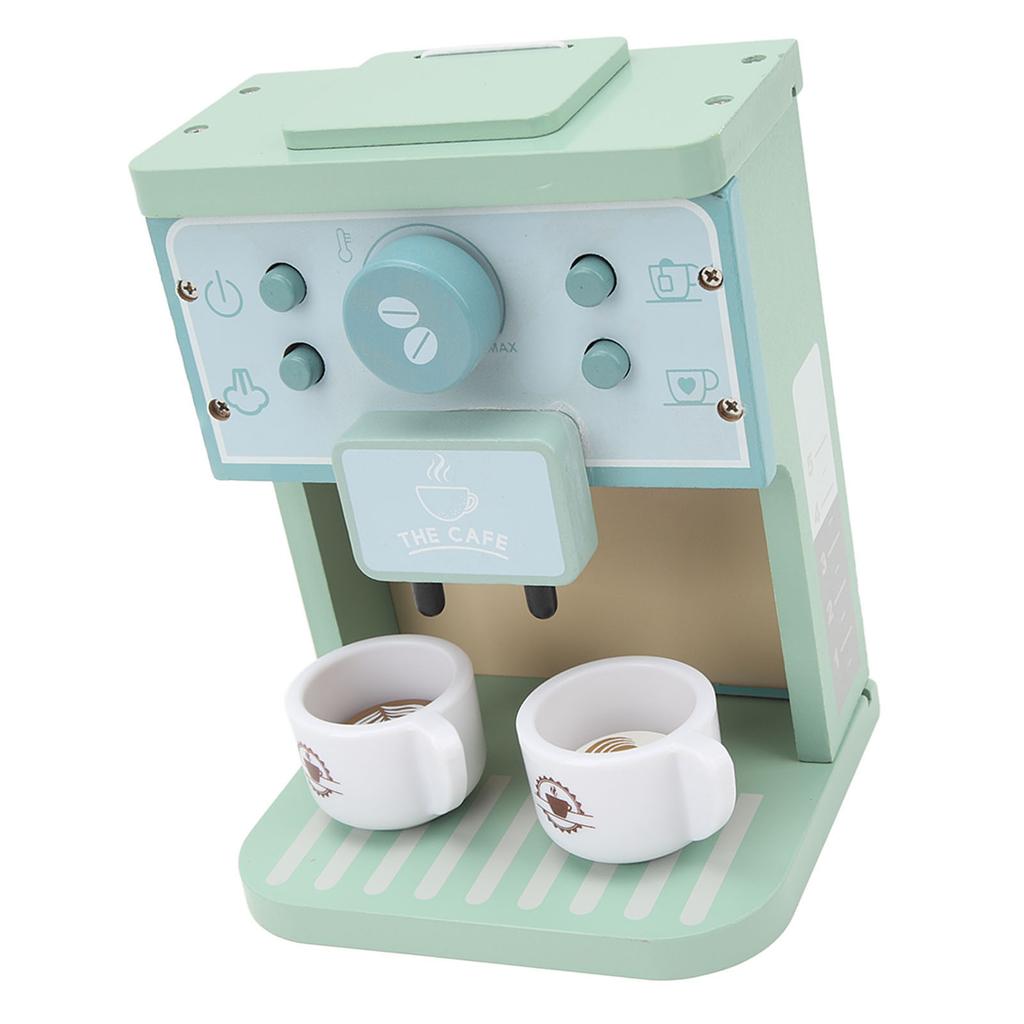 Coffee Maker Toy Fun Early Education Simulation Milk Cups Round Sheets Coffee Machine Toys for Boys