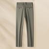 MONTAGUT Men's Wool Blend Straight Fit Trousers