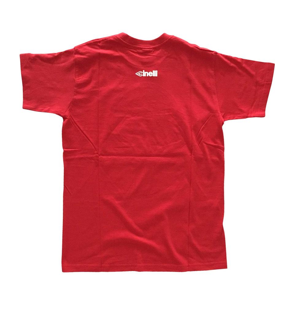 Cinelli Winged 605053000002 Red XS T-Shirt