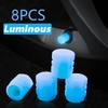 4-20PCS Luminous Car Tire Valve Cap Fluorescent Night Glowing Decor Motorcycle Bike Wheel Nozzle Dustproof Tyre Valve Stem Caps Stem Caps1