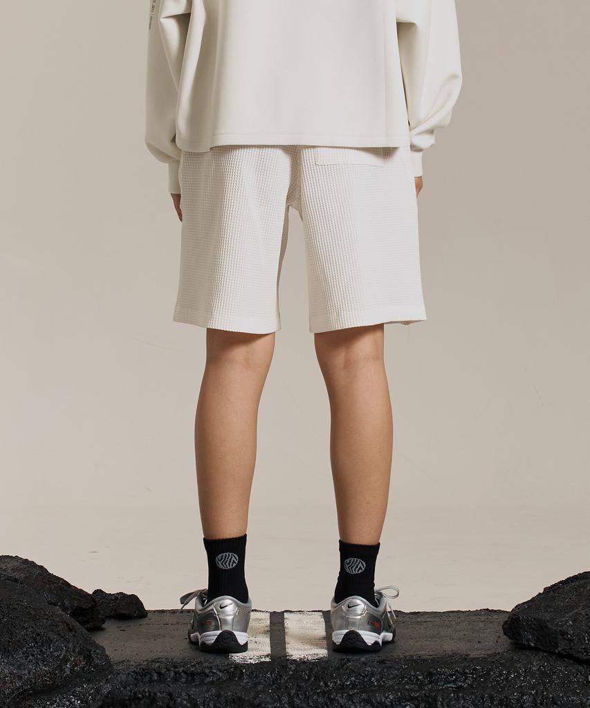 OFFGRID Waffle Uni Trail Shorts - Ivory