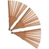 3Pcs Wood Folding Fan Frame Unfinished 22Cm DIY Hand Fan Material Japanese Style Creative Craft Kit for Festivals Shows