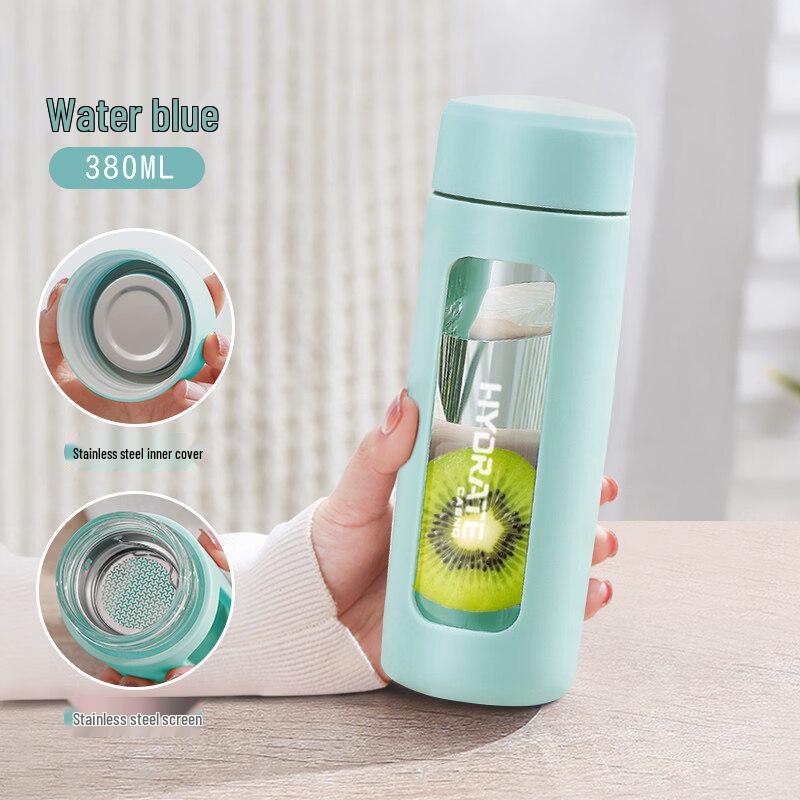 ZISIZ Double-Layer Insulated Glass Cup