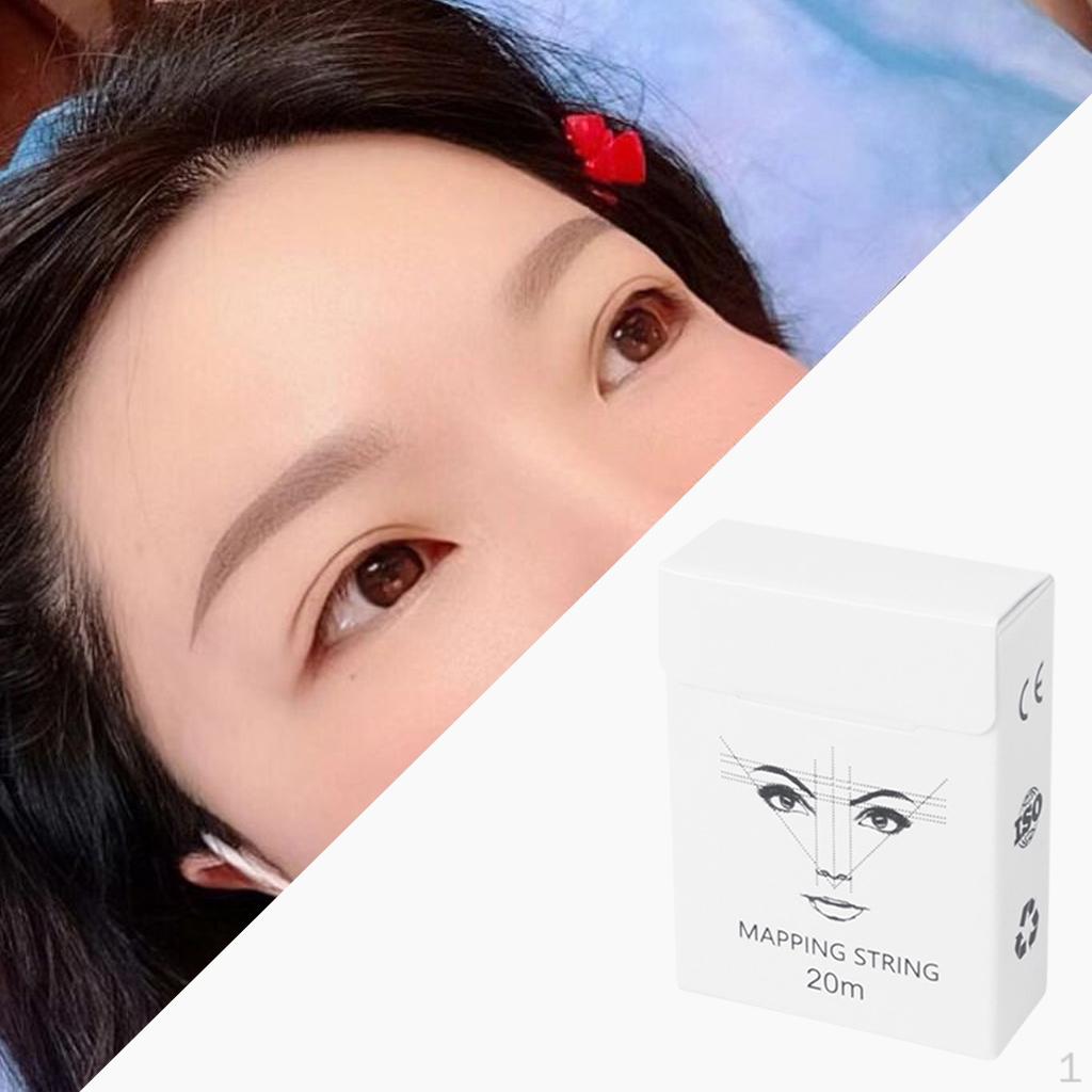 Thread Eyebrow Marker ,Marking Line 20M ,Auxiliary Ruler, Ink Positioning