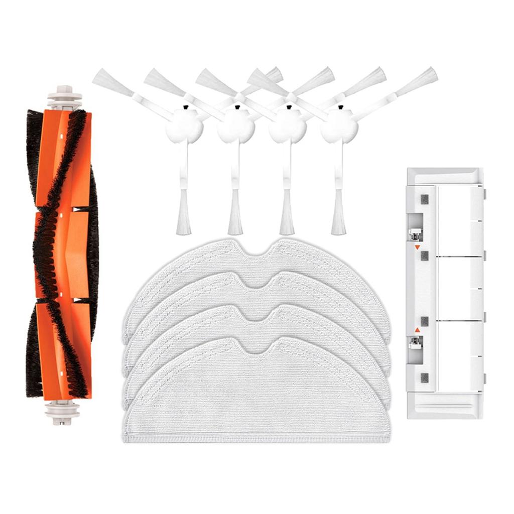 Pro Xiaomi Mi Robotický vysavač Mijia 1C / 1T / 2C Dreame F9 / D9 / D9 Pro / D9 Max / L10 Pro / Z10 Hlavní boční kartáč Mop Hadr