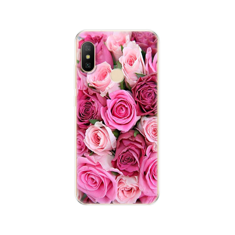 Silikonové pouzdro pro Xiaomi MI A2 LITE Case Full Protection Měkký tpu Zadní kryt Telefon Pouzdra pro Xiomi MI A2 LITE nárazník Coque