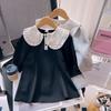 Mädchen Mittellanges Herbst Prinzessin Sweatshirt Kleid - RQ298