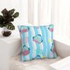Hangyodon Cute Cartoon Pillowcase Soft Fabric Cushion Cover Decorative Pillow Case Cover Home Square 40*40Cm