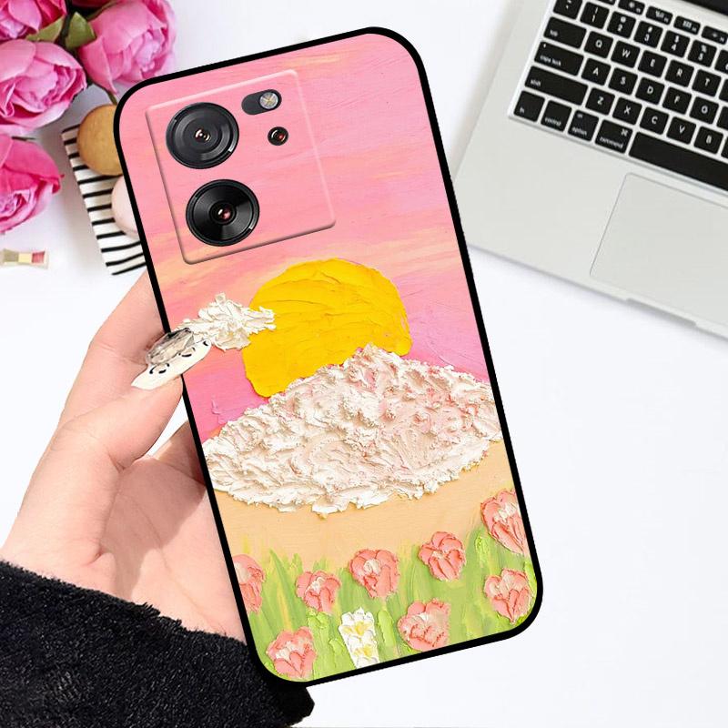 Case For Redmi K60 Ultra Phone Cover K 60 Extreme Edition K60E Soft Silicone TPU Fundas For Redmi K60 Pro Cartoon Painted Shell
