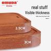 Oumeida Kanger Love Heart Square Wenge Wood Cutting Board