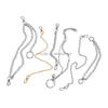 Design Punk Streetwear Butterfly Biker Chain Jeans Pants Fashion Women Key Chain Belt Double Layers Trousers Chain for Men Women