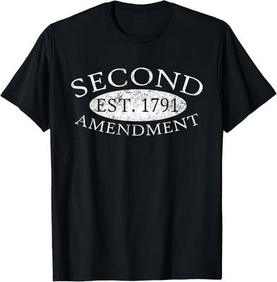 Deuxième Amendement Est 1791 Droit de porter les armes Cadeau T-shirt Unisexe