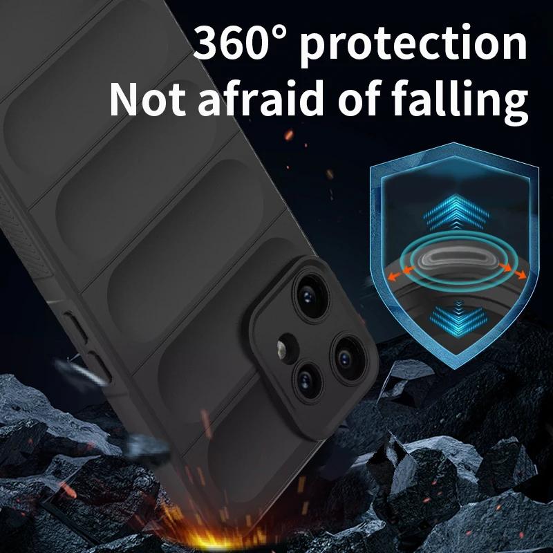 Shockproof Soft Skin Phone Armor Case  For Nothing Phone 3 Pro 2a 3a 2  CMF Phone 1 Liquid Silicon AirBag Protective Coque Funda