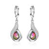 Colorful Seven-Color Zircon Ear Cuffs & Tassel Earrings for Women