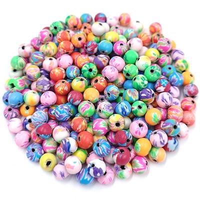 Strona główna Artykuły imprezowe Kwiaty Zwierzę Biżuteria Znaleziska Do Biżuterii Akcesoria Śliczne Charms 20/10PCS Luźne Koraliki Miękkie Ceramiczne Koraliki DIY Mieszane Kolory