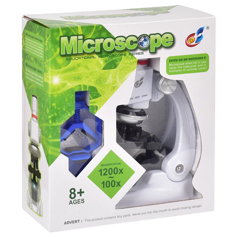 Microscop Biologic HD de Mare Putere pentru Studenți - Jucărie Științifică Educațională cu Suport pentru Telefon