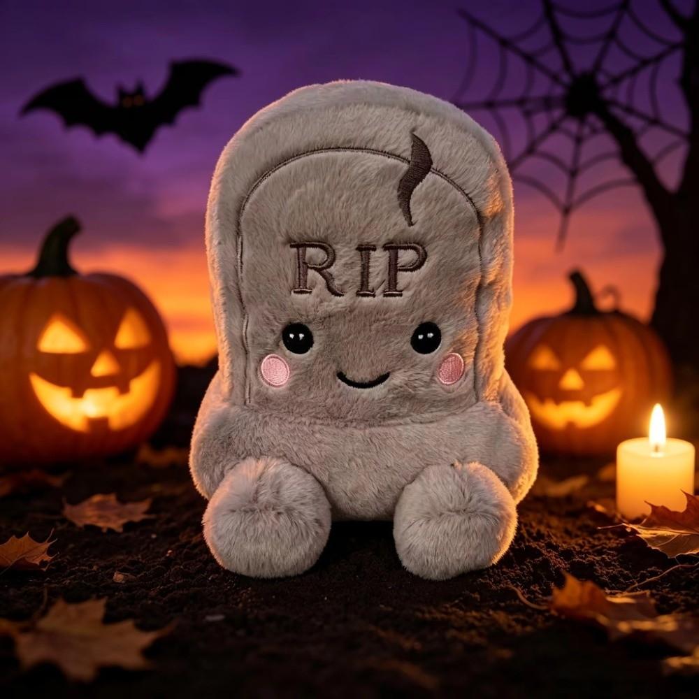 18cm Grave Stuffed Doll Soft Stuffed Doll Pillow Scary Halloween Plush Toy Gift Giving