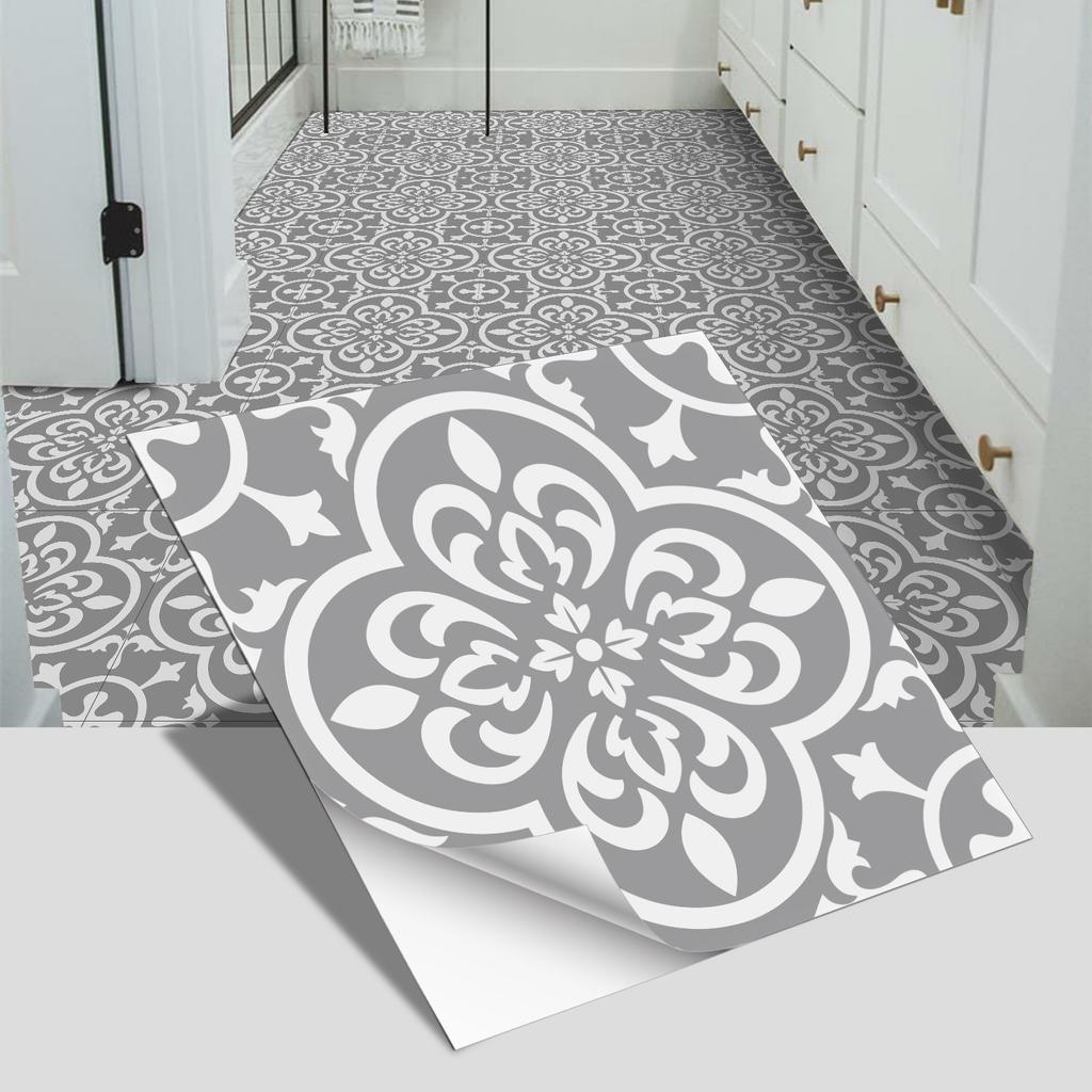 Adesivo per Piastrelle Europee Portoghesi Pavimento Bagno Camera da Letto Decorazione Pavimento Adesivo Murale Opaco Ispessito Impermeabile Autoadesivo