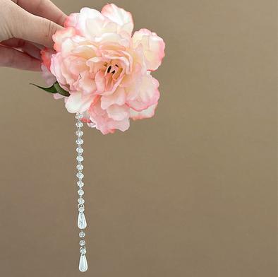 

Hawaii Sweety Flower Hair Clip Summer Trendy Butterfly Pearl Tassel Hairpin Bun Side Ponytail Decor Jewelry Hair Accessories