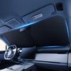 Car Windshield Sun Shade, Interior Window Cover, Windshield Sun Visor Protective Film, Foldable Uv Protection Curtain