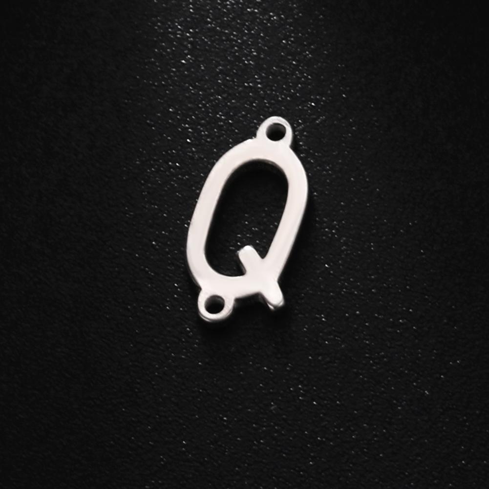 Cazador 5 Pcs/Lot Stainless Steel Gold Color Capital Letter DIY Charms for Jewelry 26 A-Z Alphabet Pendant for Necklace Bracelet