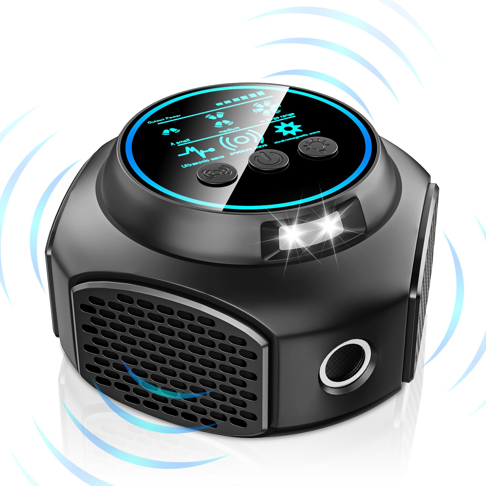 

Seefox Ultrasonic Pest Control Powerful for Repelling Roaches and with Four Variable Effective Range of 230 Tatami Safe for Kids and Pets Device,