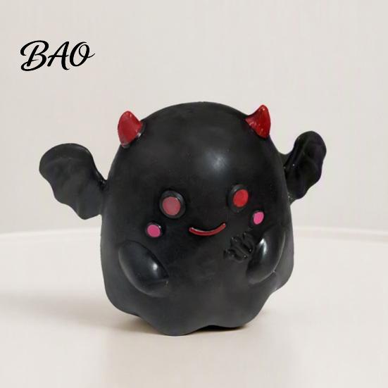Ghost Sensory Fidget Toys Halloween Squeeze Toy, Angel Demon Stress Relief Toy Slow Rebound Ball Party Favors Squeezing