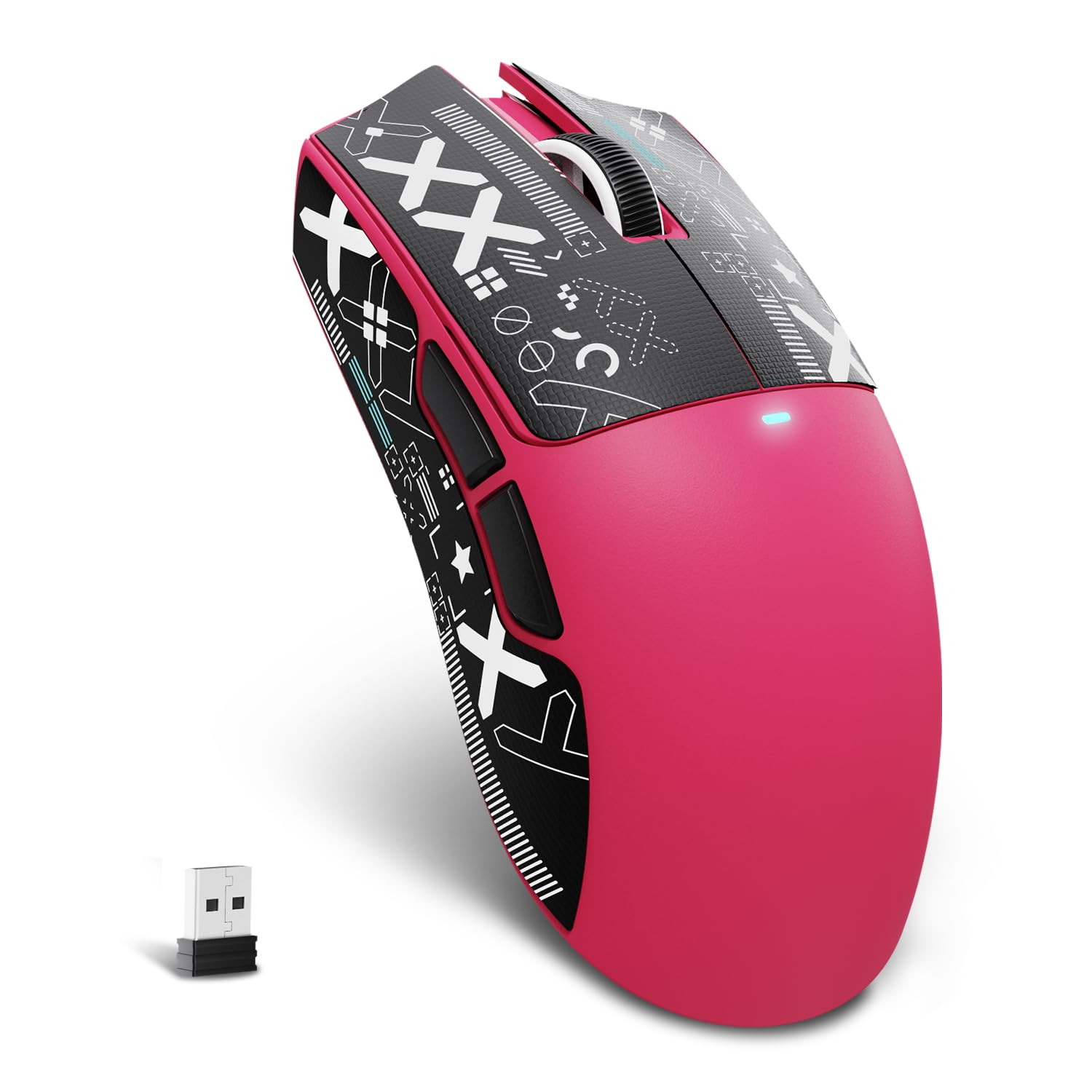 

MAMBASNAKE x ATTACK SHARK X11SE Gaming Super Wireless 59g PAW3311 22000 DPI 1000Hz Polling Dual Stickers for Mouse, Light, 3-Mode Connection