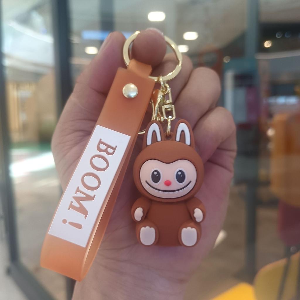 Buck Tooth Sheep Keychain Cute Cartoon Doll Schoolbag Pendant Car Key Chain Gift