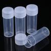 New Sale 10Pcs 5ml Plastic Test Tubes Vials Sample Container Powder Craft Screw Cap Bottles for Office School Chemistry Supplies