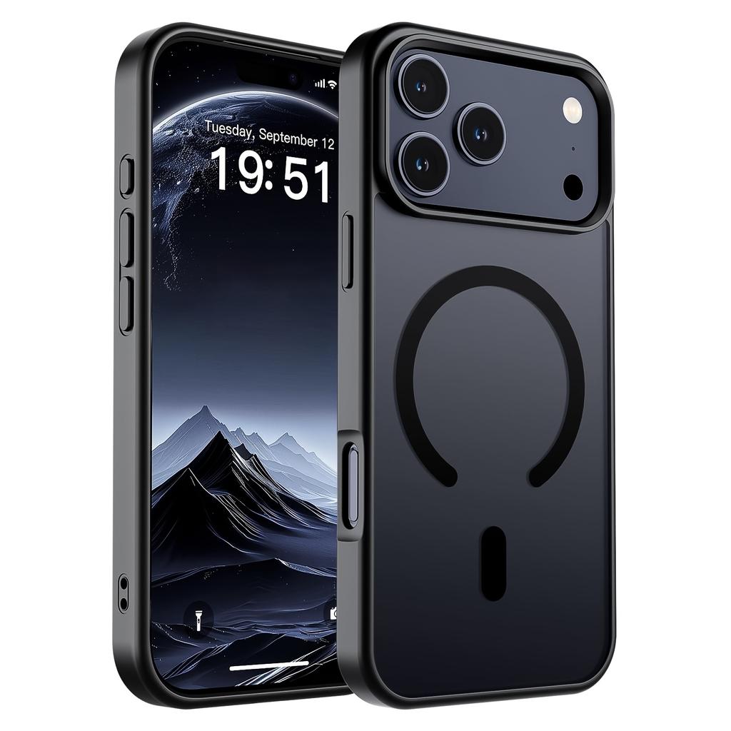 Frosted Phone Case For For Iphone 17 16 1 14 Plus 13 Pro max For Skin sensation Matte Transparent Magnetic Cover