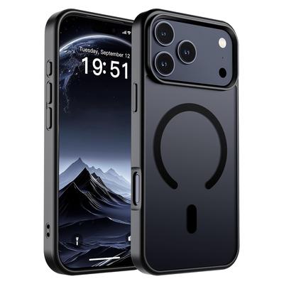 Mattierte Handyhülle Für iPhone 17 Air 16 15 14 Plus 13 12 11 Pro max 17Promax Für Magsafe Matt Transparent Magnetische Abdeckung