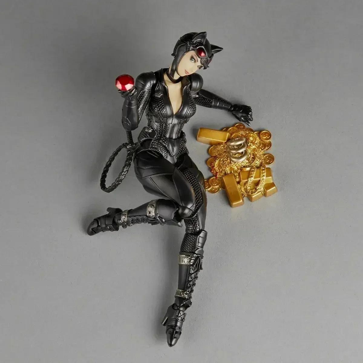 В наличии Arkahm Factory MAX Factory Kaiyodo Revoltech Yamaguchi Женщина-кошка Фигурки Ko Model Экшен-фигурка Подарки Игрушки Arkahm MAX Factory