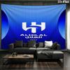 Al-Hilal Saudi FC Wall Tapestry Aesthetic Wall Hanging Printed Fabric Blanket Decorative Tapestries for Bedroom Living Room Home Decor